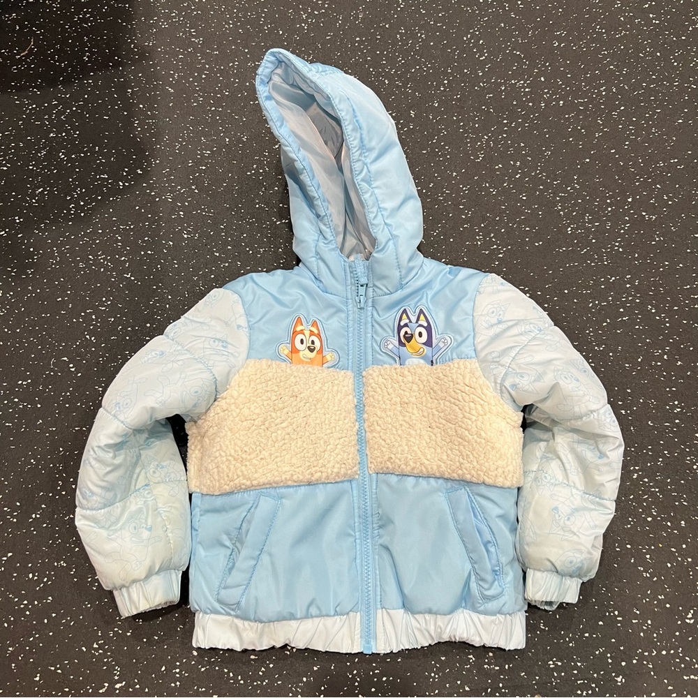 Bluey Branded Puffer Jacket